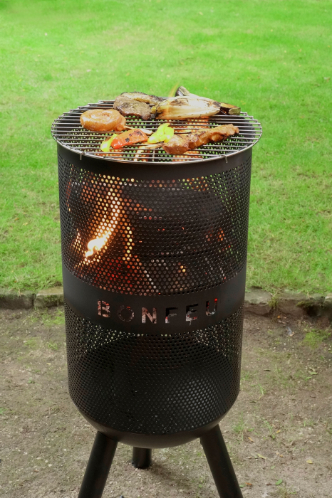 Set Vatră de foc cu grătar și plită BonVes [7]