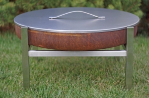 Capac pentru fire pit din oțel inoxidabil [2]