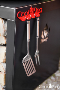 Vatră de foc exterior cu plită și grill Santos [7]