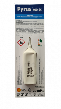 COMBATEREA BOLILOR ȘI DĂUNĂTORILOR - Fungicid Pyrus 400SC