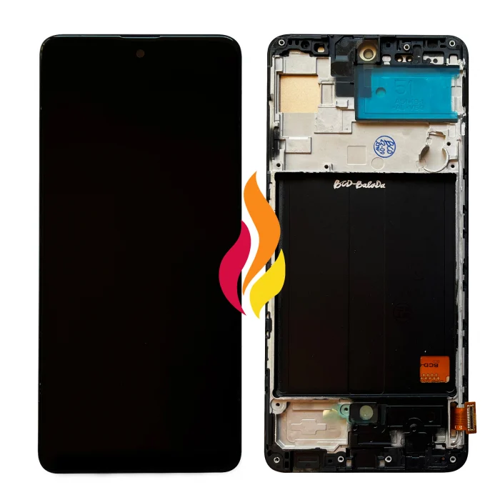 Cum schimbi display-ul telefonului tău Samsung A51 cu rama negru, QD Incell ?