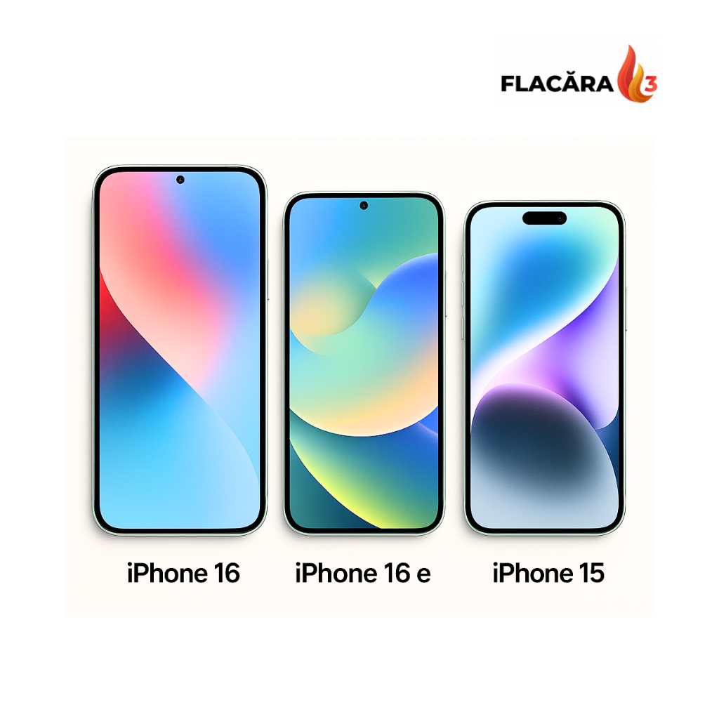 Review Apple iPhone 16e vs iPhone 16 vs iPhone 15 - care este alegerea potrivită pentru tine?