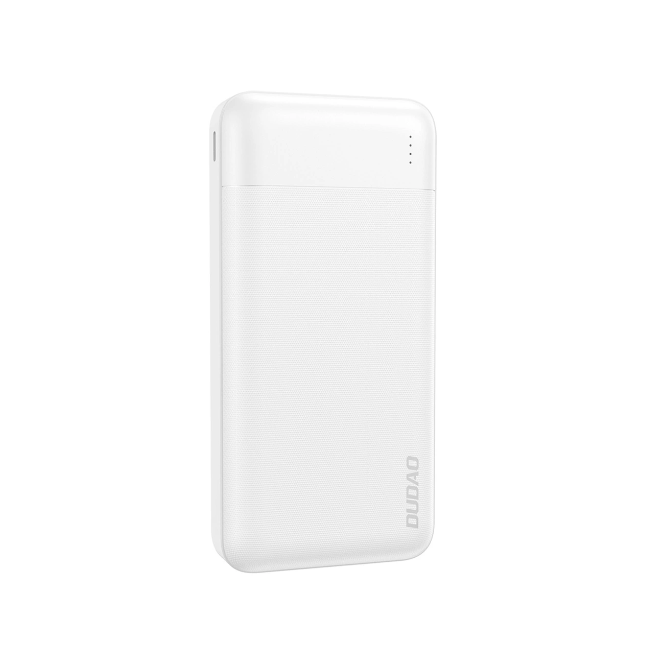 Baterie externa Dudao K18-1W 10000mAh cu porturi USB-A / USB-C / Micro USB – alb [1]