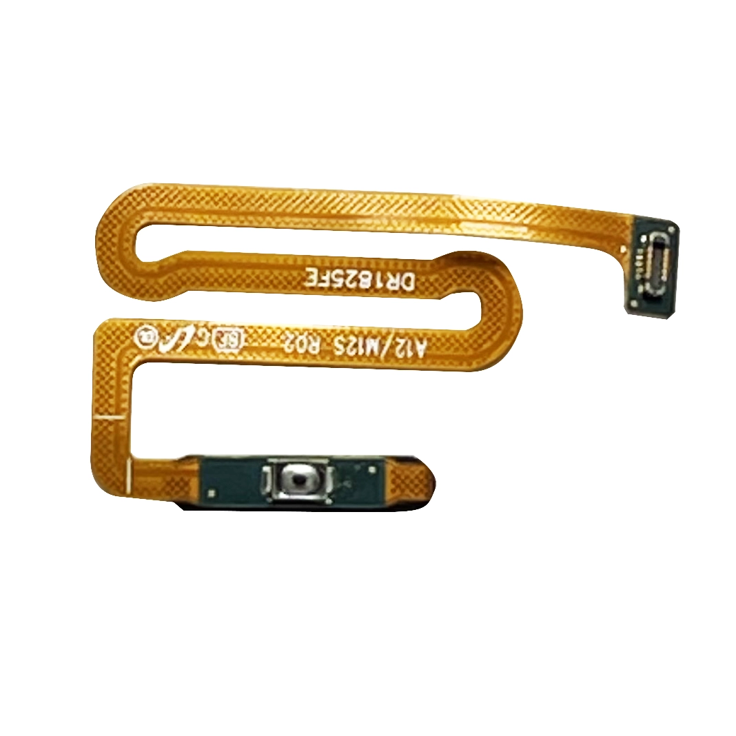 Banda flex cu senzor amprenta si buton on/off Samsung A12 / A12 Nacho, Negru [2]