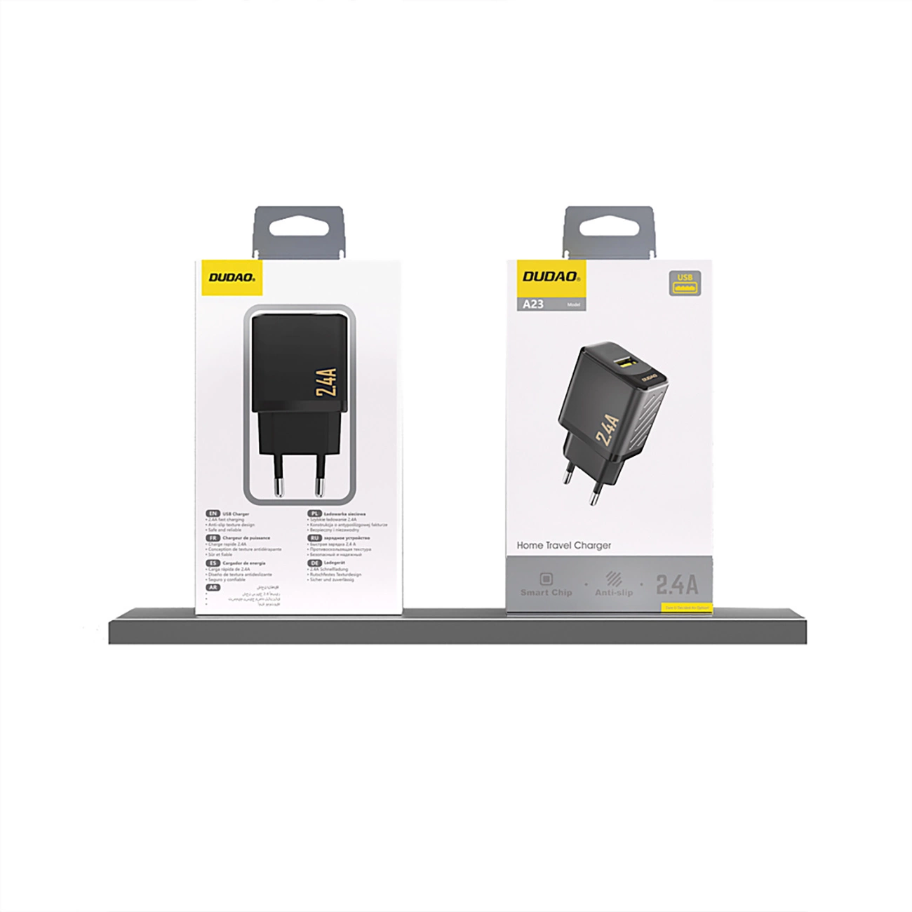 Încărcător Dudao A23 2.4A USB-A – Negru [2]