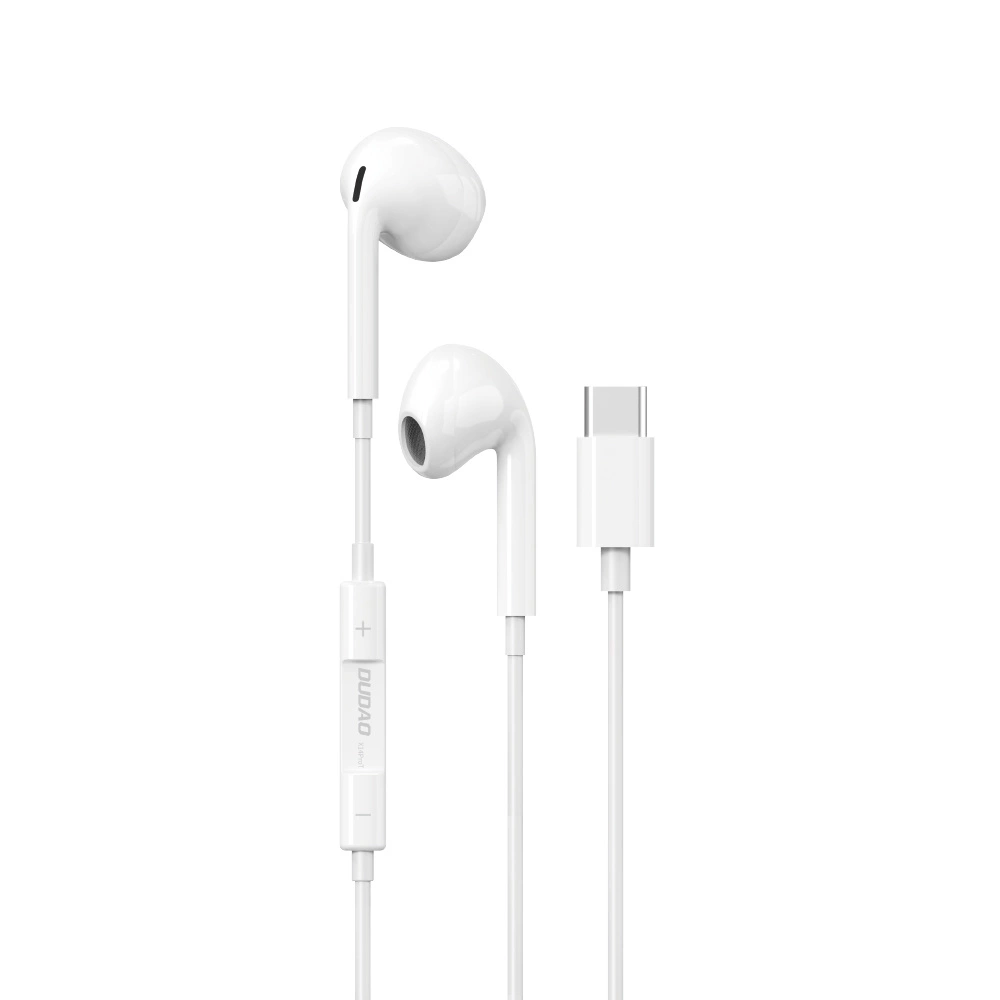 Căști Dudao in-ear cu conector USB Type-C, X14PROT - Alb [1]