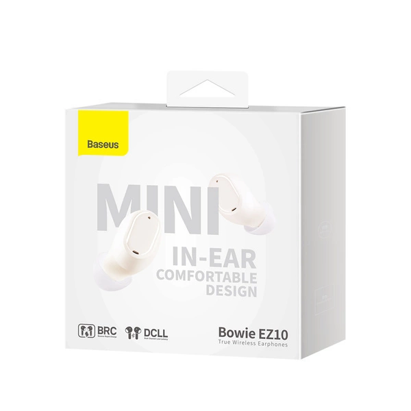 Căști wireless Baseus Bowie EZ10 TWS Bluetooth 5.3 - Albe [3]