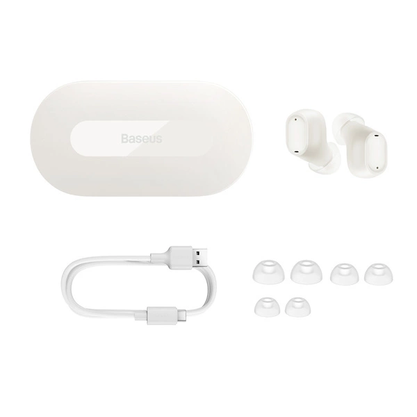 Căști wireless Baseus Bowie EZ10 TWS Bluetooth 5.3 - Albe [2]