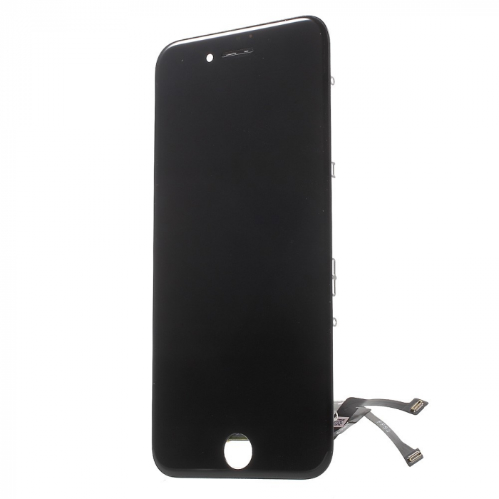 Display iPhone 7 cu Touchscreen si Rama Apple, Negru [2]
