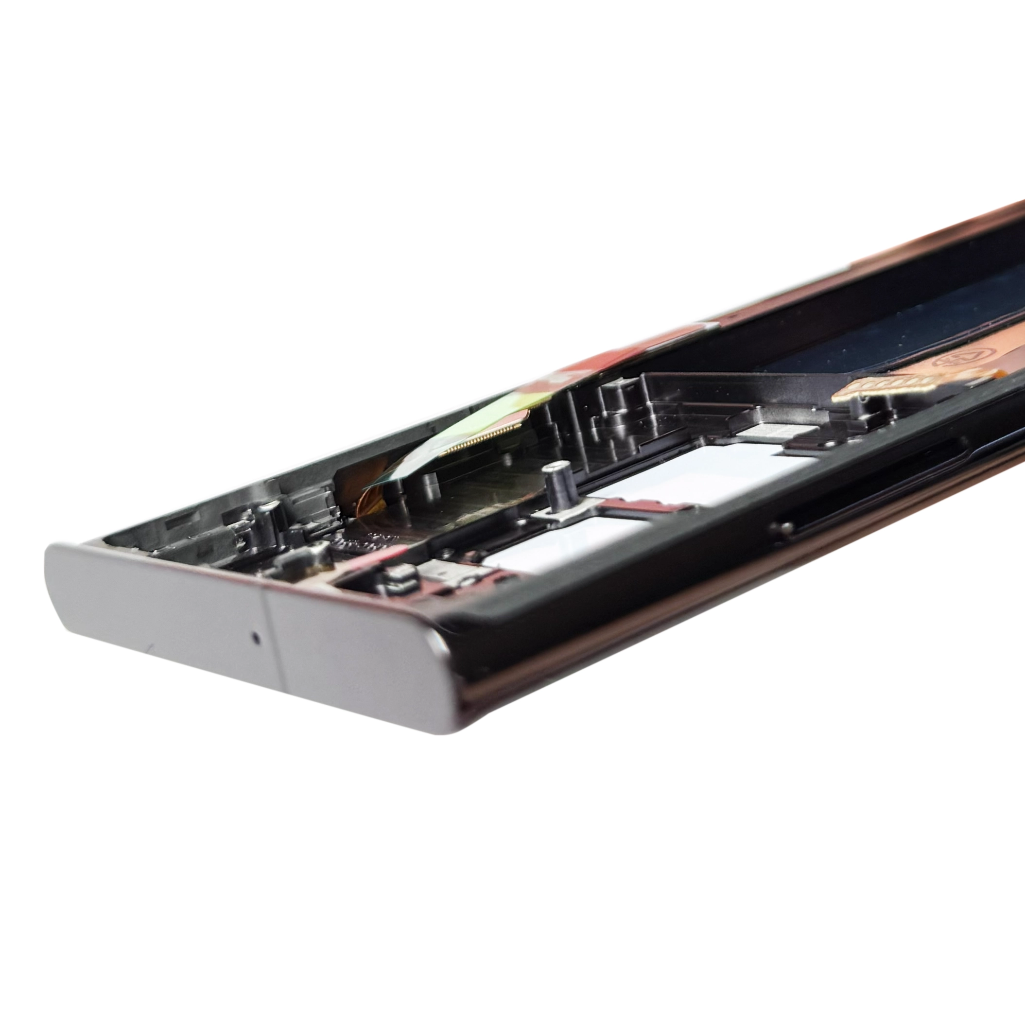 Display Samsung S22 Ultra OEM OLED cu rama, Negru [3]