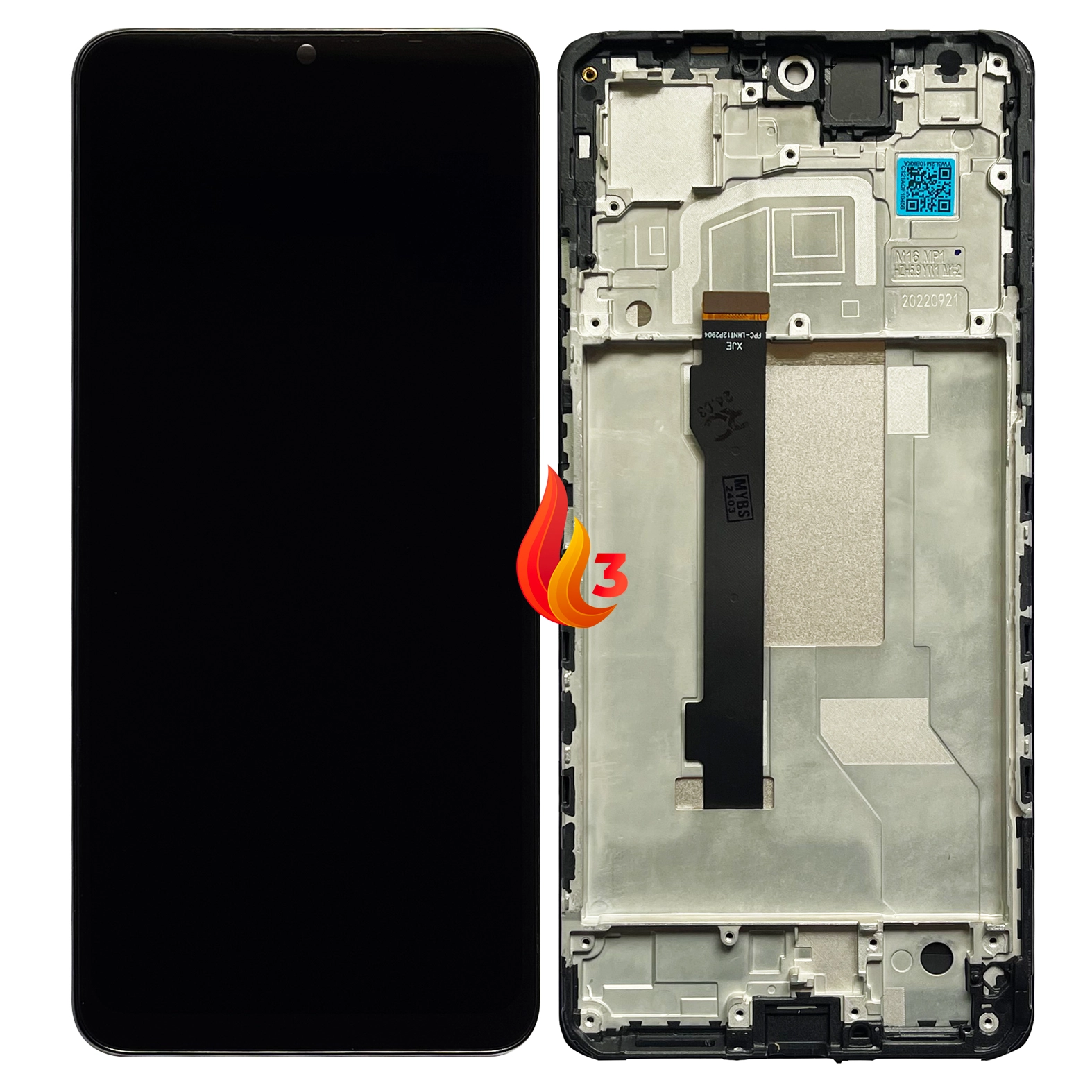 Display LCD Di Ricambio Per Xiaomi Redmi Note 12 Pro 5G – Schermo TFT Con Cornice, Kit Di Installazione E Pellicola