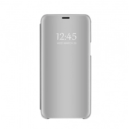 Husa clear view Samsung A40, Silver [1]