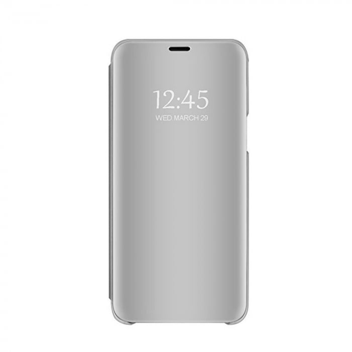 Husa clear view Samsung A7 (2018), Silver [2]