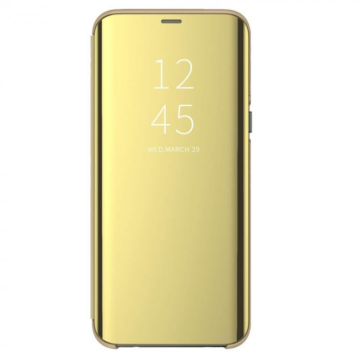 Husa clear view Samsung S10, Gold [2]