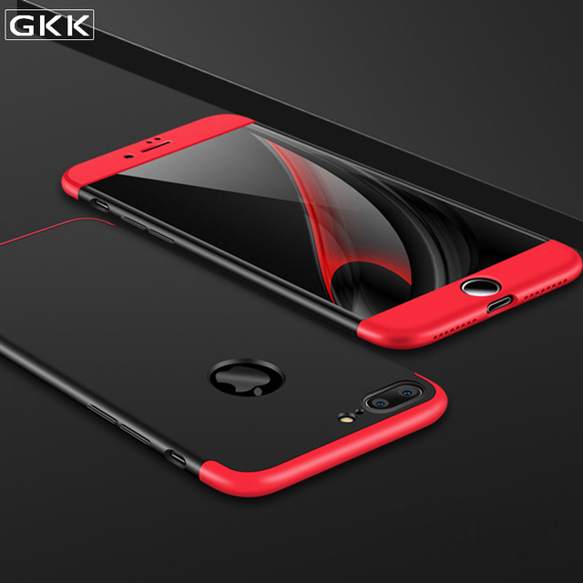 Husa GKK Iphone 7 - Negru cu rosu [1]