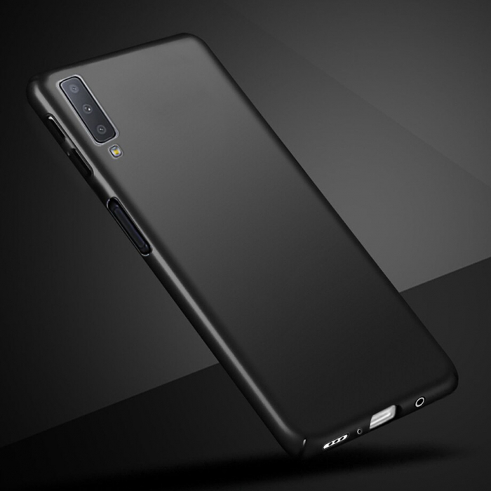 Husa plastic slim mat Samsung A7 2018 - Negru [1]