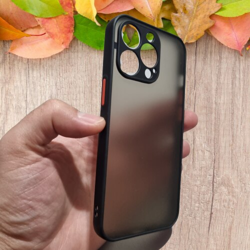 Husa silicon bumper mat Iphone 13 Pro, Negru [1]