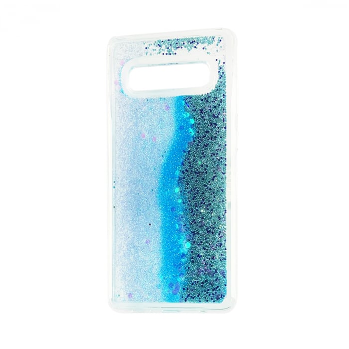 Husa silicon lichid-sclipici Samsung S10e - Albastru [1]