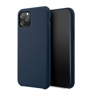 Husa silicon soft mat Iphone 11 - Albastru inchis [1]