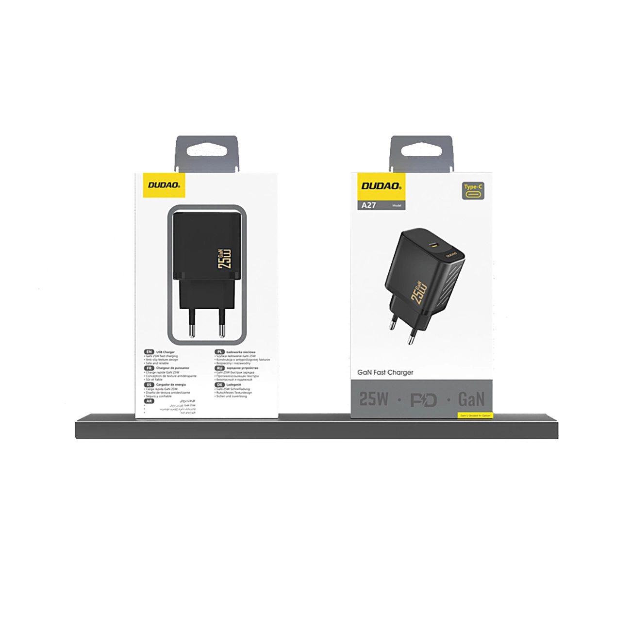 Încărcător de perete Dudao A27 25W GaN USB-C – Negru [2]