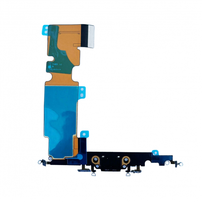 Placa cu conector incarcare Iphone 8 Plus, Negru [2]