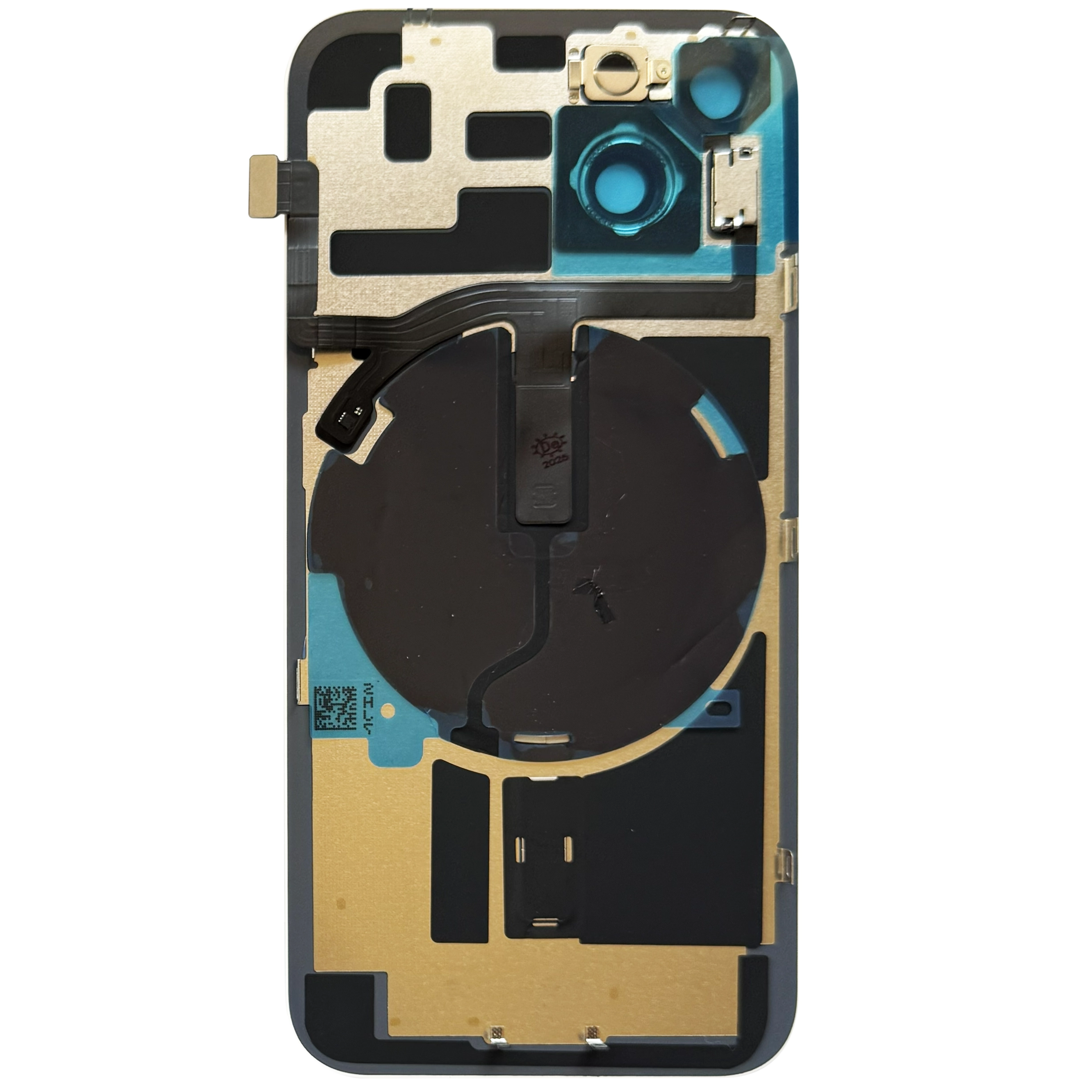 Capac baterie iPhone cu lentile magnet NFC incarcare wireless si suruburi [2]