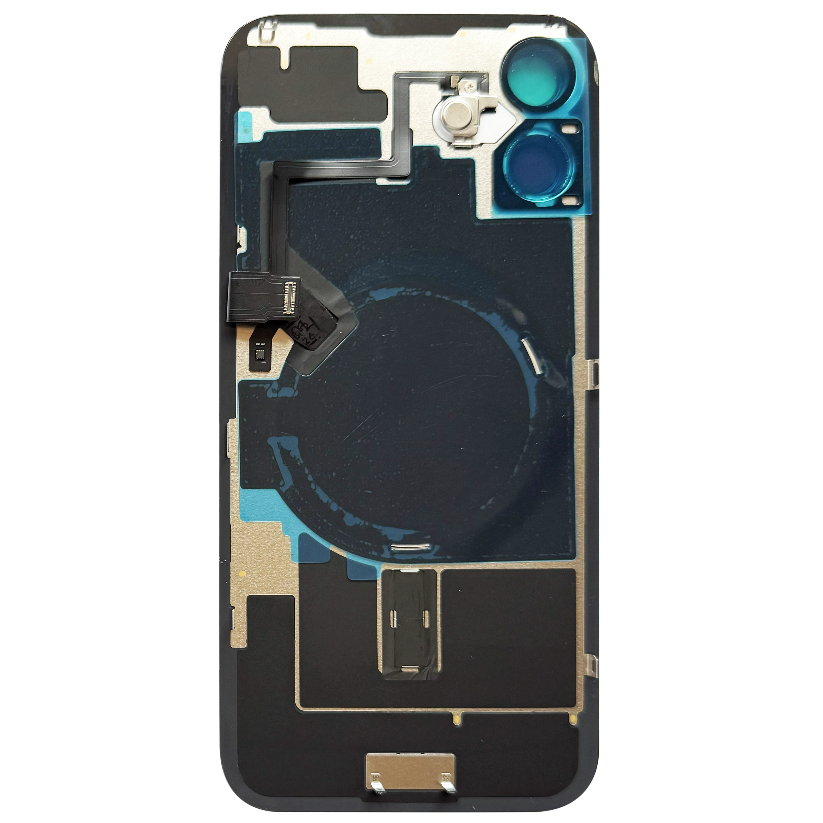 Capac baterie iPhone cu lentile magnet NFC incarcare wireless si suruburi [2]