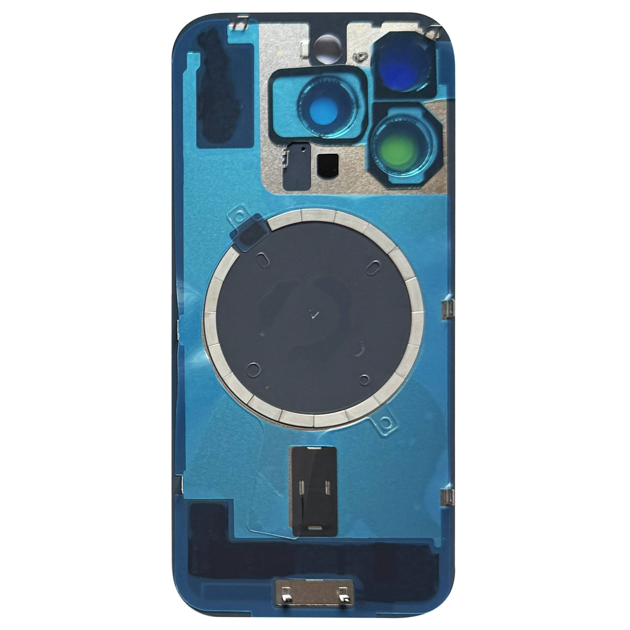 Spate telefon: Capac baterie Iphone 16 Pro cu Lentile si Magnet, Negru [2]
