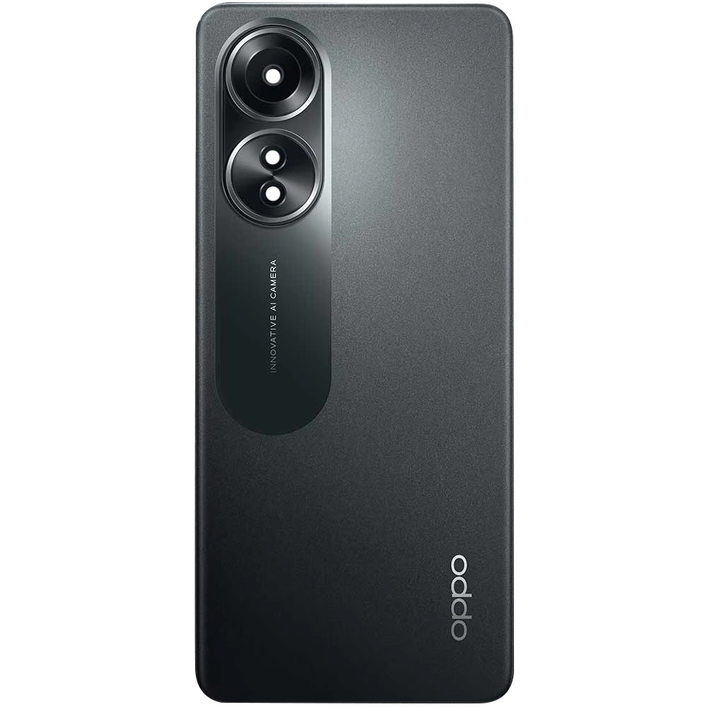 Spate telefon: Capac baterie Oppo A58 4G, Negru [1]