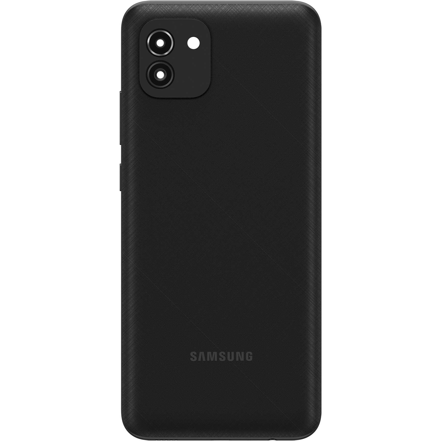 Spate telefon: Capac baterie Samsung A03  A035G, Negru [1]