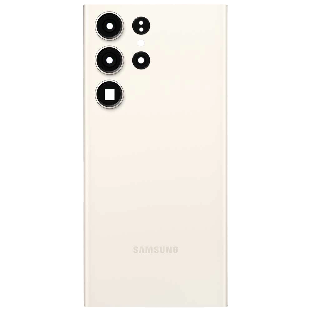 Spate telefon: Capac baterie Samsung S23 Ultra, Cream [1]