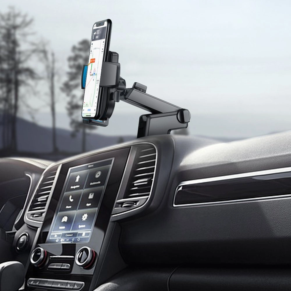Suport auto pentru telefon Joyroom cu braț telescopic extensibil pentru bord și geam – Negru (JR-OK3) [2]