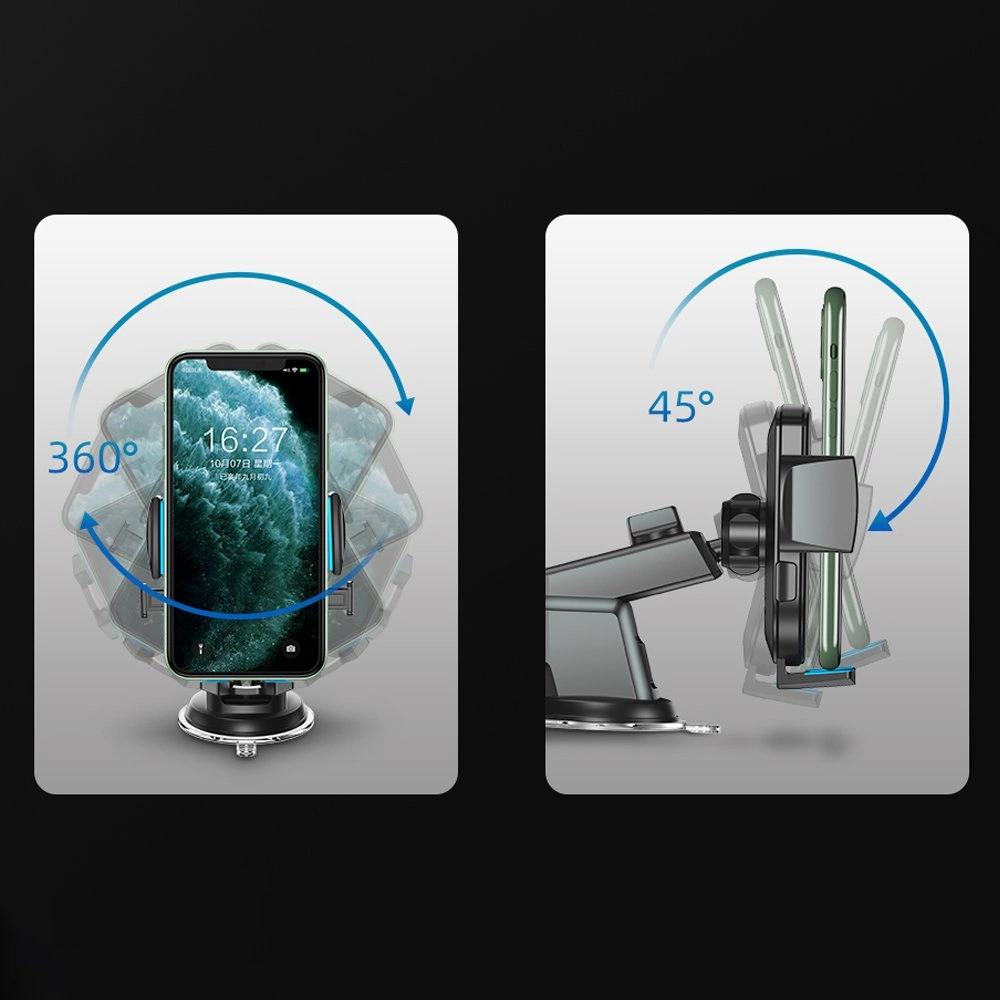Suport auto pentru telefon Joyroom cu braț telescopic extensibil pentru bord și geam – Negru (JR-OK3) [3]
