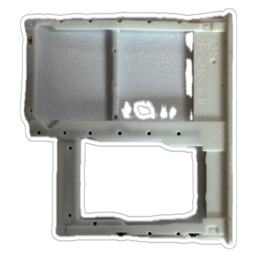 Suport sim - card Samsung A41, Silver [1]