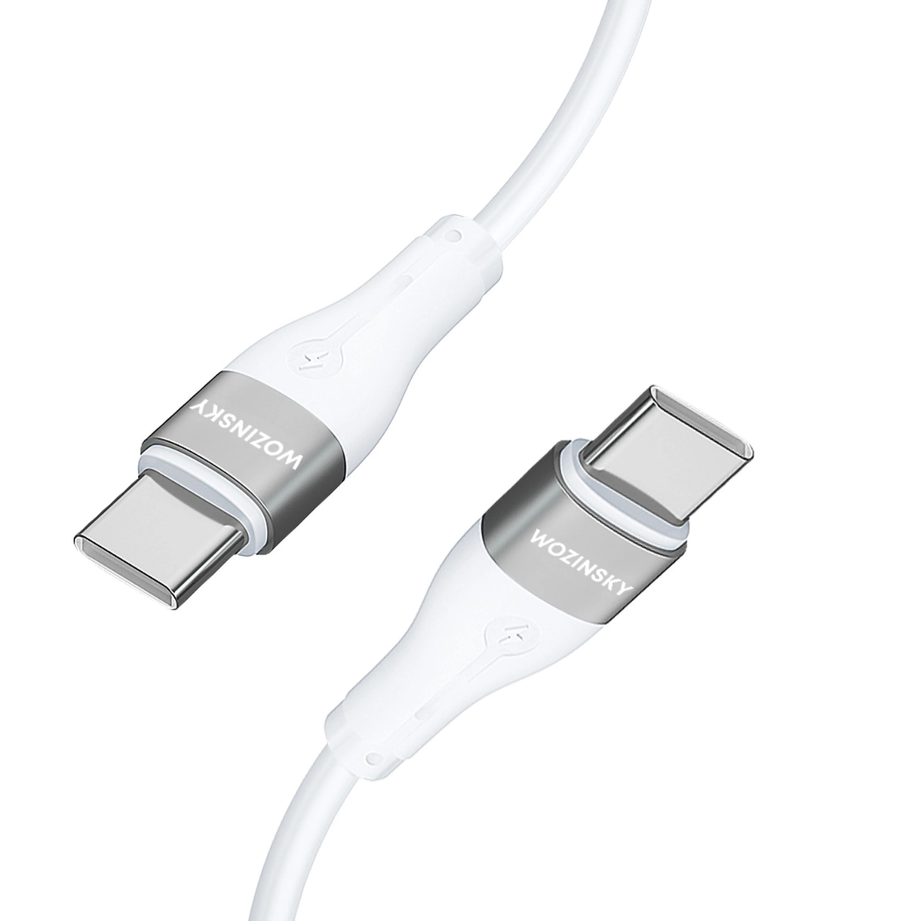 Wozinsky WSTCC1 Cablu USB-C / USB-C PD 65W, lungime 1m – alb [2]