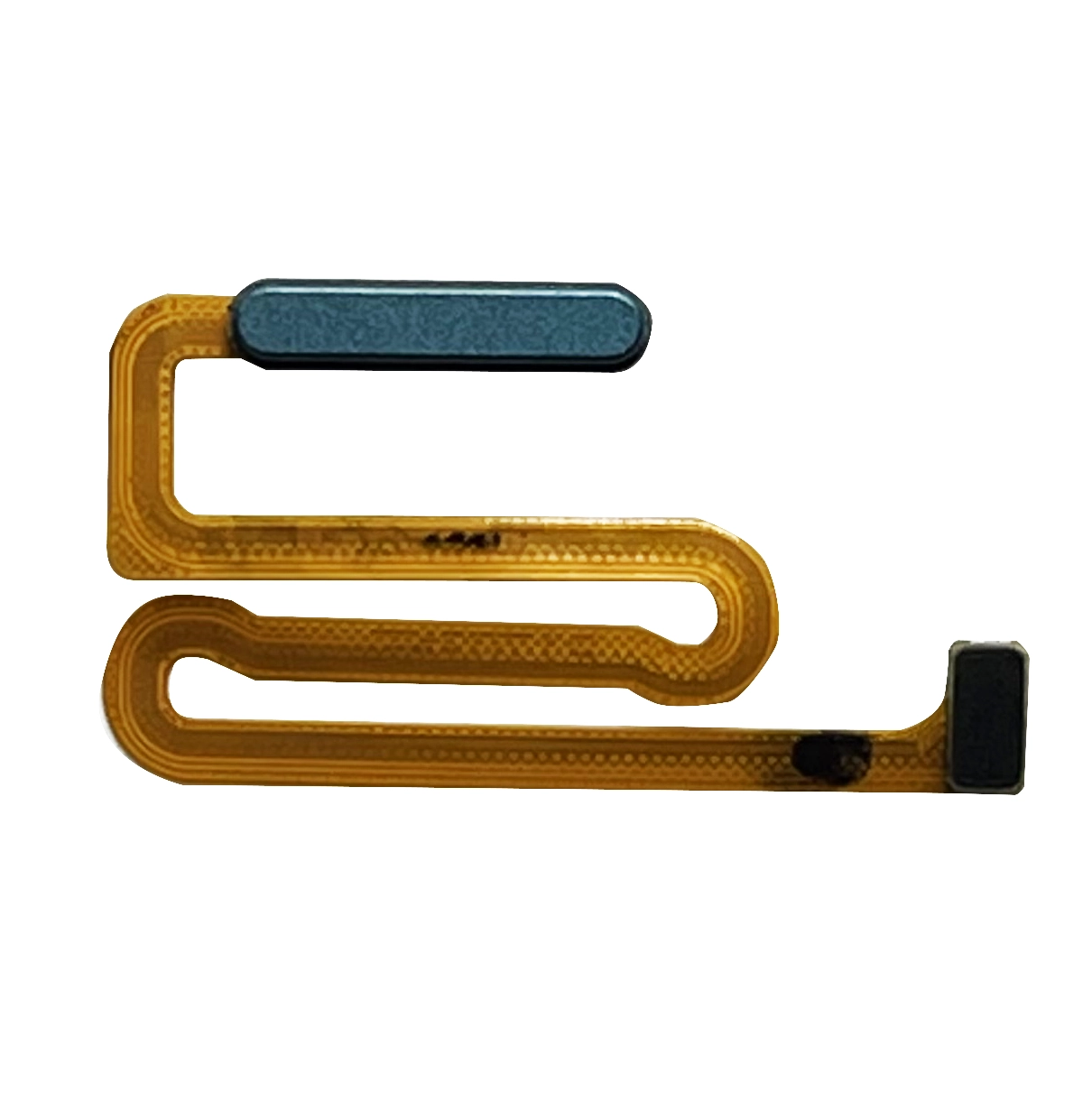 Banda flex senzor amprenta - Banda flex cu senzor amprenta si buton on/off Samsung A12 / A12 Nacho, Albastru