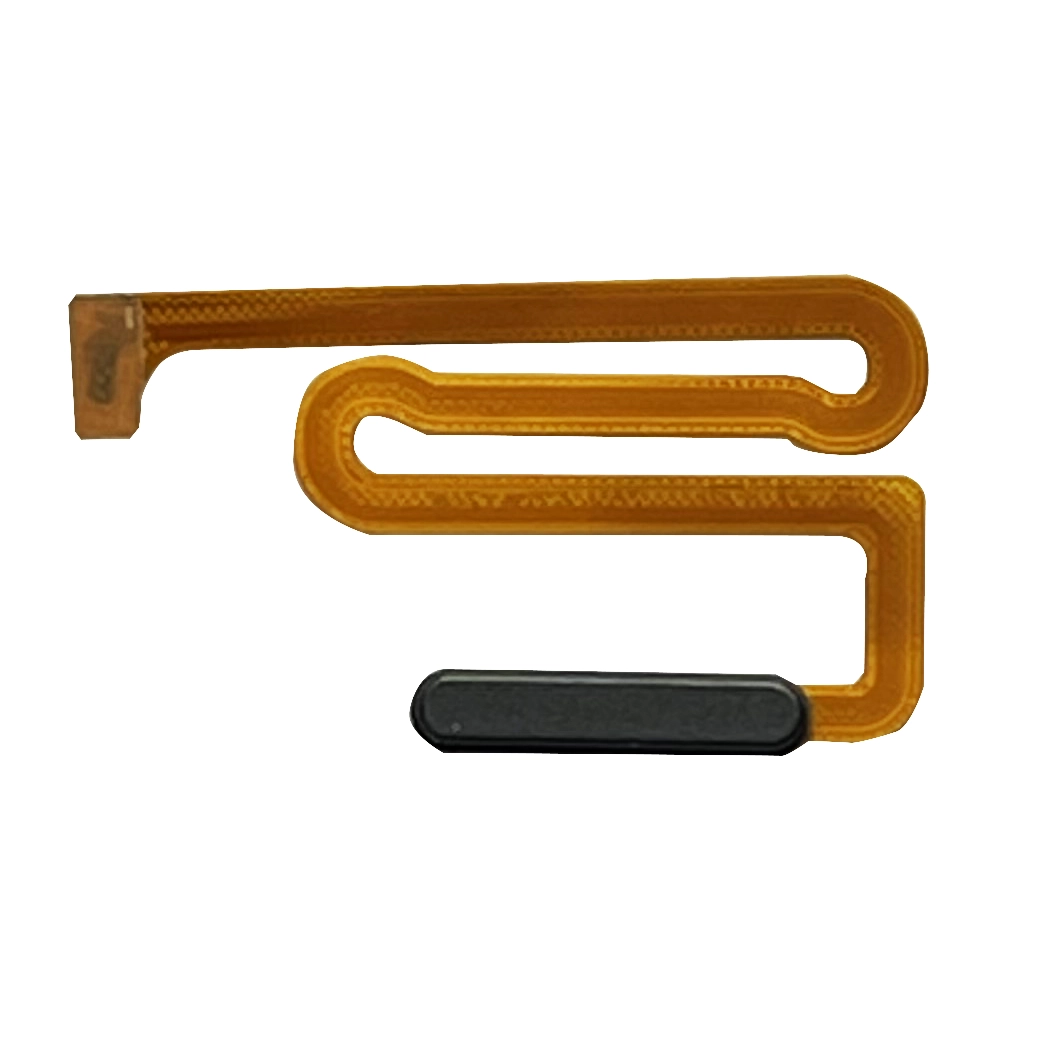 Banda flex senzor amprenta - Banda flex cu senzor amprenta si buton on/off Samsung A12 / A12 Nacho, Negru