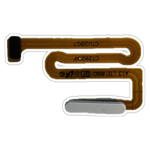 Produse - Banda flex cu senzor amprenta si buton on/off Samsung A13 5G, Alb