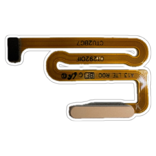 Produse - Banda flex cu senzor amprenta si buton on/off Samsung A13 5G, Peach