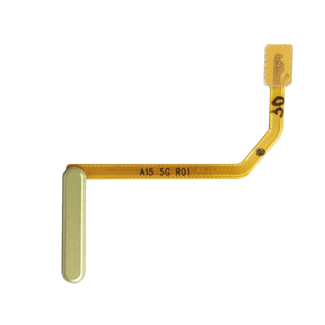 Banda flex senzor amprenta - Banda flex cu senzor amprenta si buton on/off Samsung A15 5G, Galben