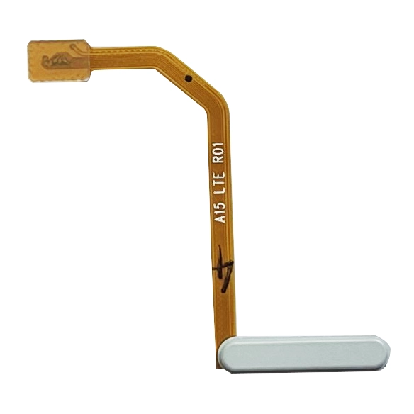 Banda flex senzor amprenta - Banda flex cu senzor amprenta si buton on/off Samsung A15, Alb