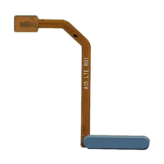 Banda flex senzor amprenta - Banda flex cu senzor amprenta si buton on/off Samsung A15, Albastru