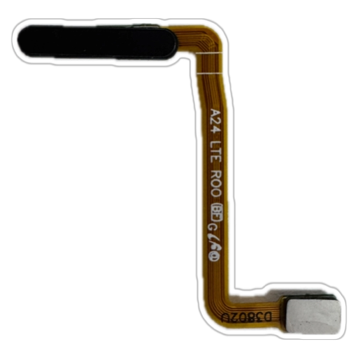 Produse - Banda flex cu senzor amprenta si buton on/off Samsung A24 4G, Black