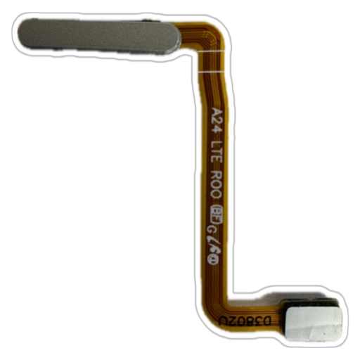 Produse - Banda flex cu senzor amprenta si buton on/off Samsung A24 4G, Blue