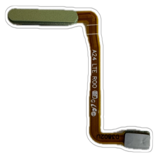 Produse - Banda flex cu senzor amprenta si buton on/off Samsung A24 4G, Green