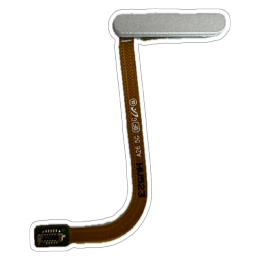 Produse - Banda flex cu senzor amprenta si buton on/off Samsung A26, White