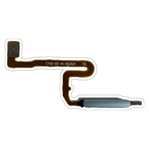 Produse - Banda flex cu senzor amprenta Xiaomi Redmi Note 10 Pro/Note 10 Pro Max, Blue