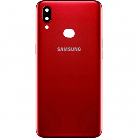 Spate telefon, capac baterie - Spate telefon: Capac baterie Samsung A10s, Rosu