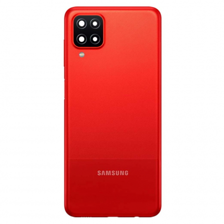 Spate telefon, capac baterie - Spate telefon: Capac baterie Samsung A12, Rosu