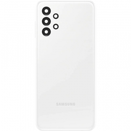 Spate telefon, capac baterie - Spate telefon: Capac baterie Samsung A13 4G, Alb